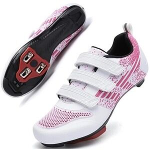Unisex Road Bike Cycling Shoes Compatible with Peloton Shimano SPD Size‎ 38 New